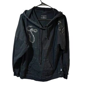 Taylor Swift Reputation Spirit Jersey Official Black Hooded Pullover Size Small